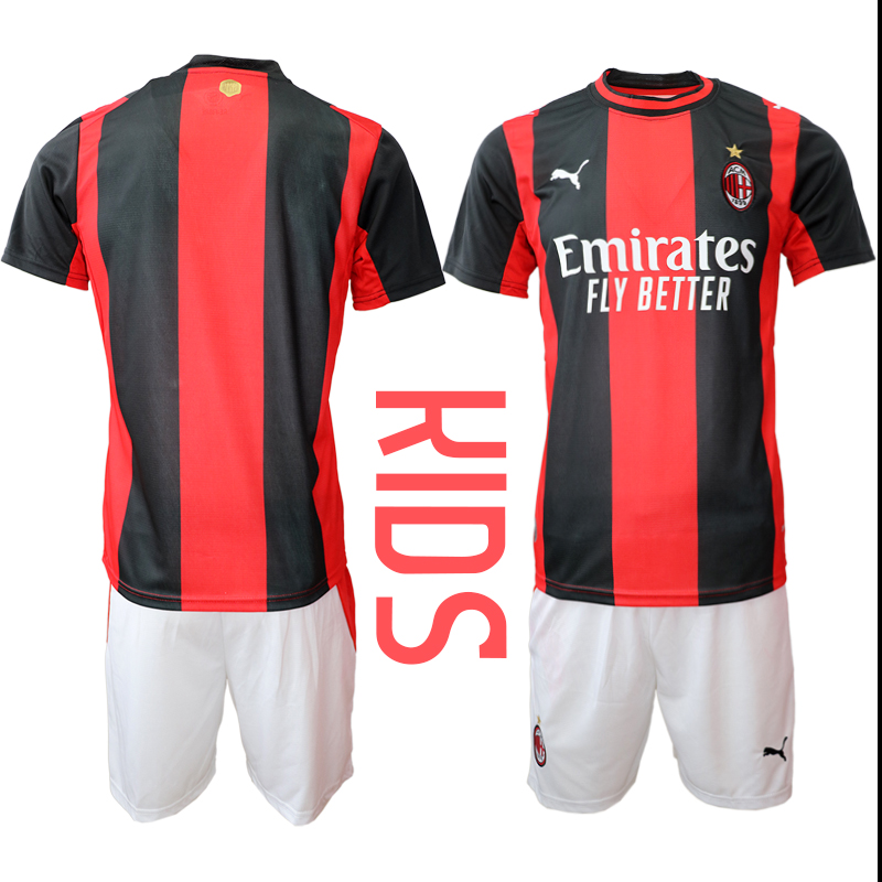 Youth AC Milan home 2026 Soccer jersey